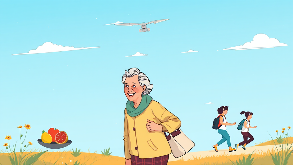 퇴직 후 건강 관리, 왜 중요할까? (illustration 스타일)