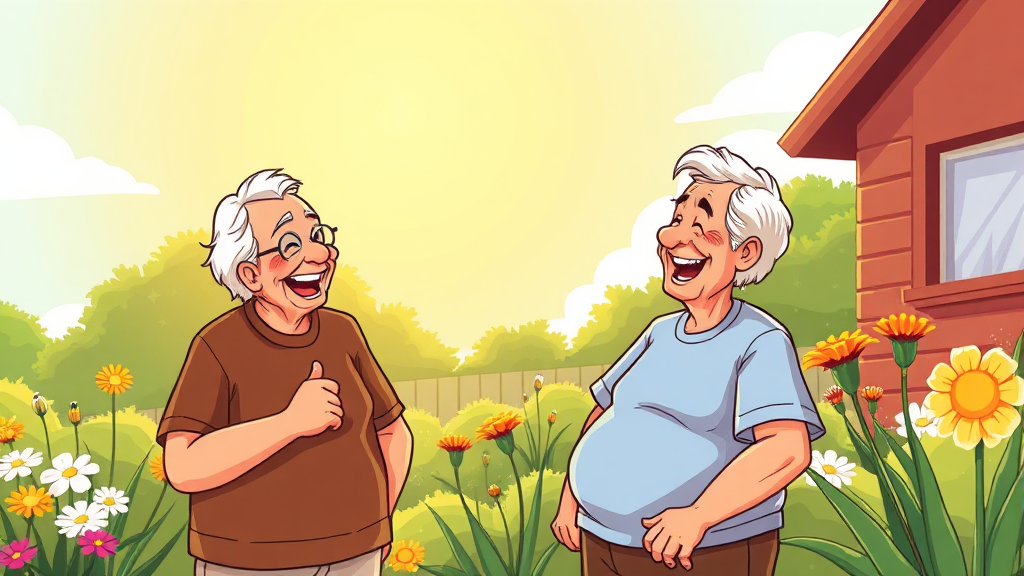 노후 준비, 왜 자산보다 건강, 관계, 시간인가? (cartoon 스타일)