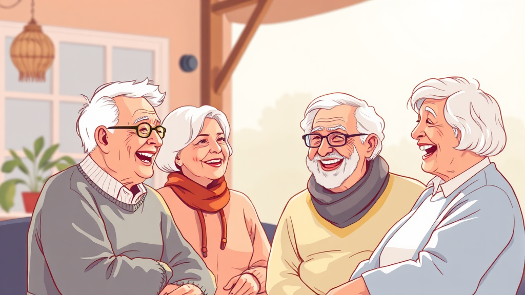 관계 관리, 행복의 필수 조건 (illustration 스타일)