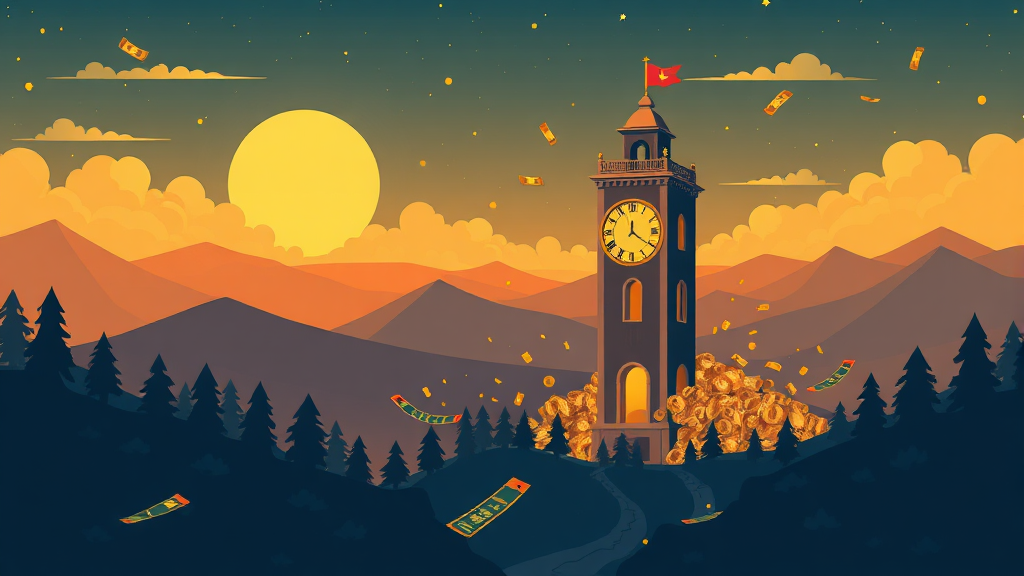 시간을 돈처럼: 시간 자산화 사고방식 훈련법과 성공 사례 2 시간과 돈, 무엇이 같을까? (illustration 스타일)