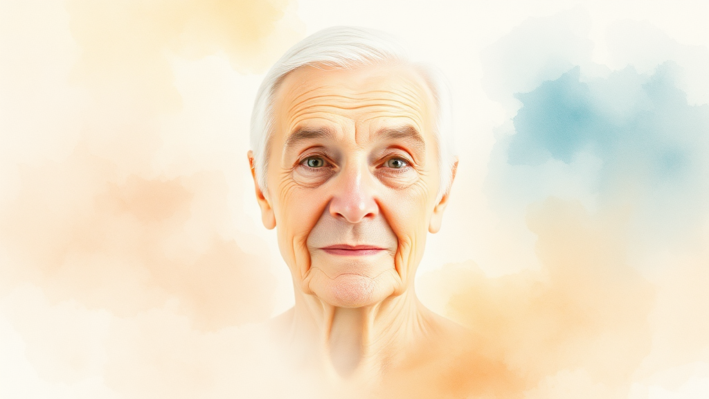 왜 68.5세 시대에 노후 준비가 더욱 중요해졌을까? (watercolor 스타일)