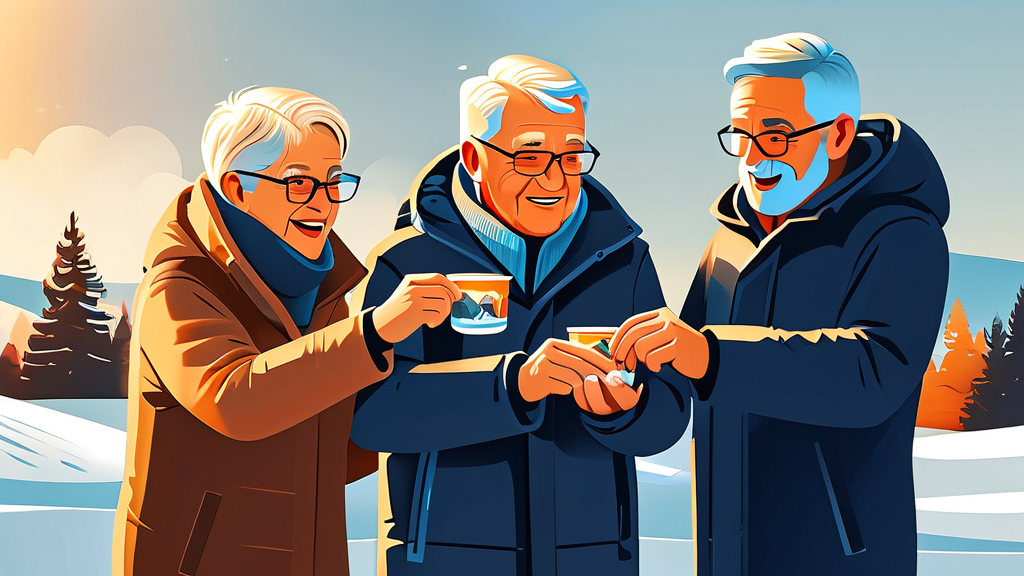 연금저축보험: 안정적인 노후 자금 마련 (illustration 스타일)