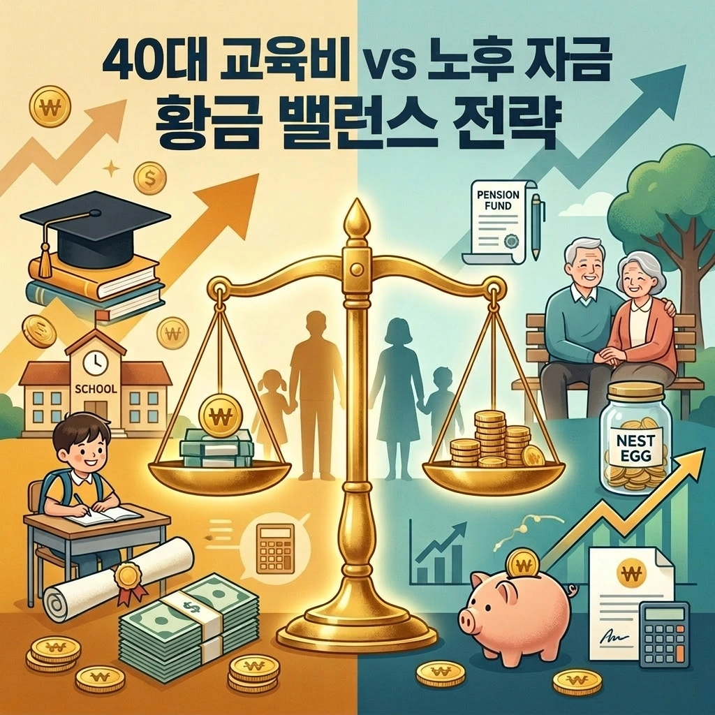 자녀 교육비 노후 자금 밸런스 섬네일