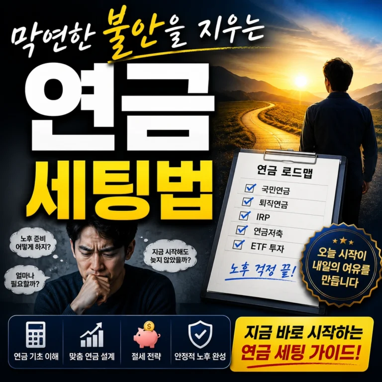 막연한 불안을 지우는 연금 세팅법 섬네일